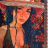 Amara con sombrero